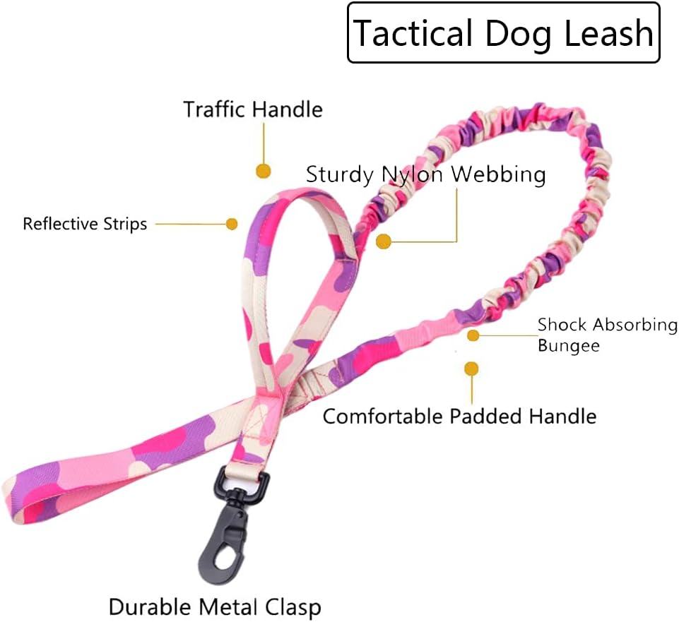 Tactical Military Adjustable Nylon Collar Heavy Duty Metal Buckle with Handle for Dog Training (Bright Green,L