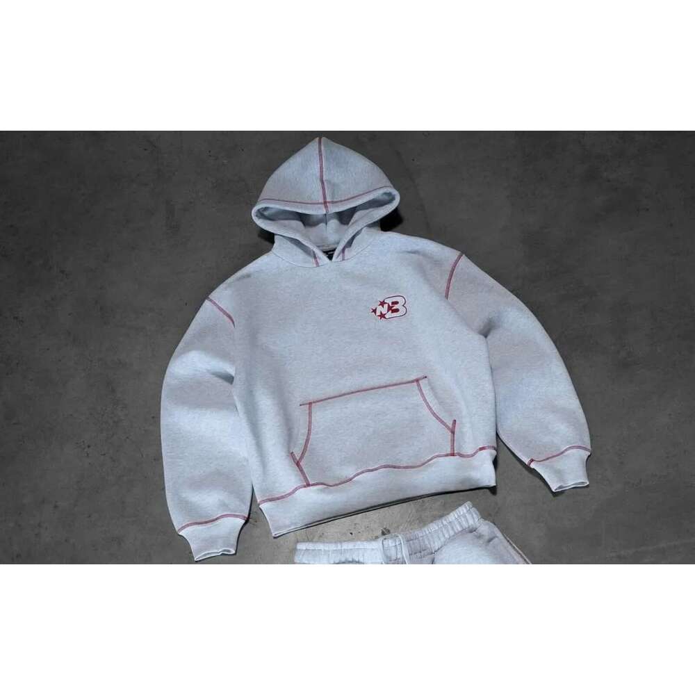 Y2k Street Hip Hop Haruku Alphabet Pattern Oversized Women's Fashion Loose and Versatile Long Sleeve Hoodie Men's