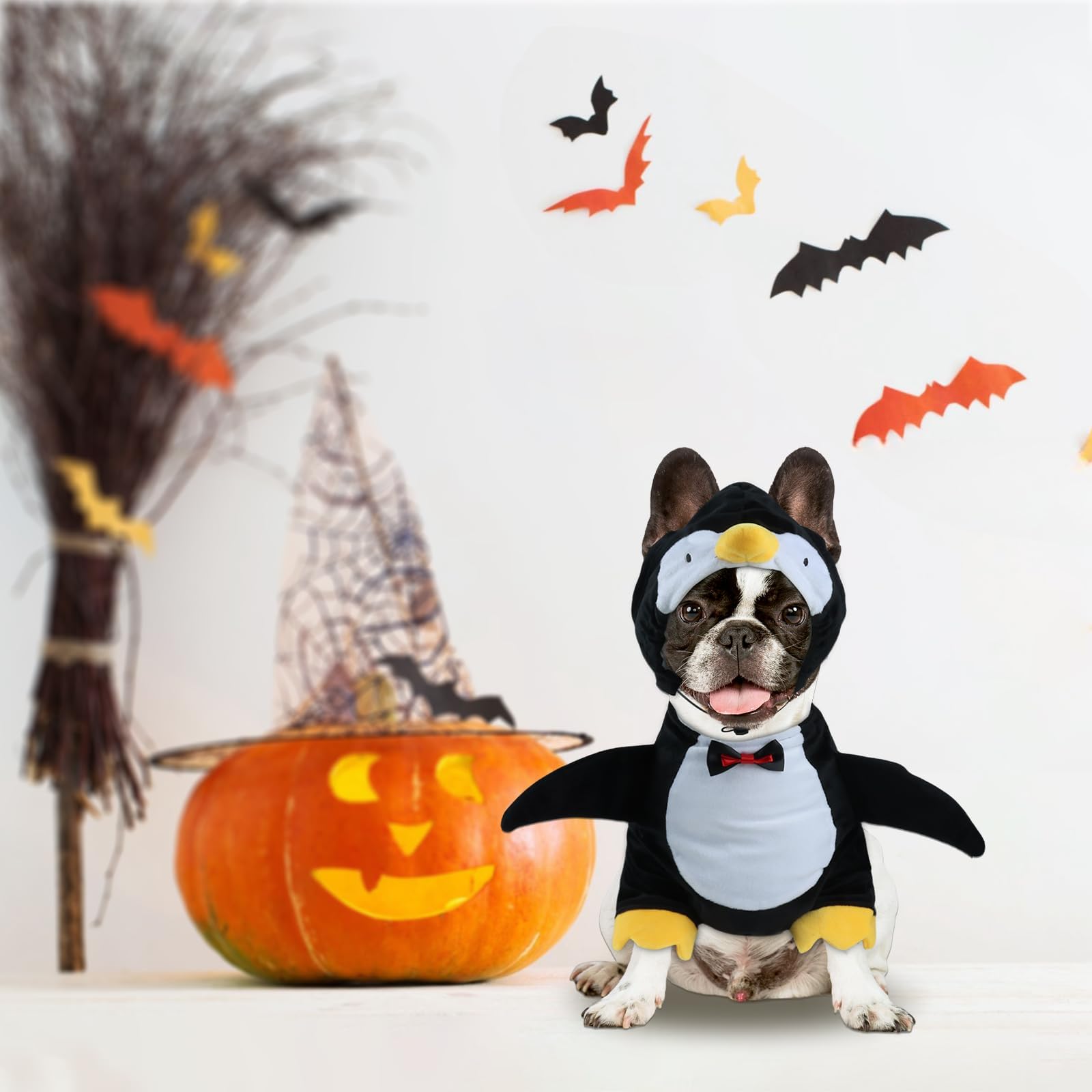 HOTUMN Penguin - Cute and Funny Pet Costume Soft Cosplay Outfits Halloween Christmas Party Dog Clothes for Small Pets