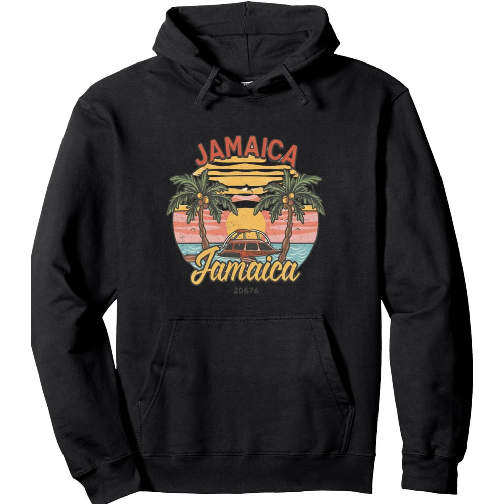 Hoodie for Mens Womens Jamaica Family Vacation Trip Design Pullover Hoodie Graphic Hoodies sweatshirt Fashionable, cute, and warm