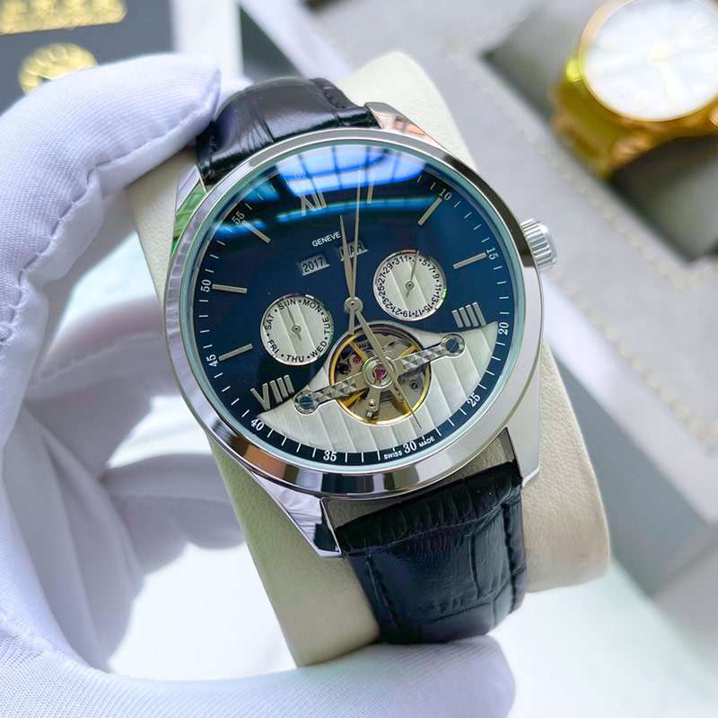 luxury designer mens watch day date flywheel mechanical automatic movement wrist watches for men's Christmas Birthday Father's Day Gift