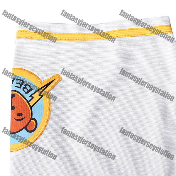 Men's Polyester Baseball Jersey Bad News Bears #3 White Tanner Boyle Chico'S Bail Bonds Embroidered V-Neck, Breathable Button-Up Shirt for S