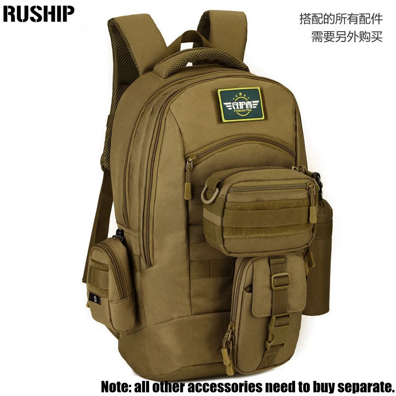 35L Waterproof Tactical Backpack Military Multifunction High Capacity Hike Camouflage Travel Backpack Mochila Molle System 241127