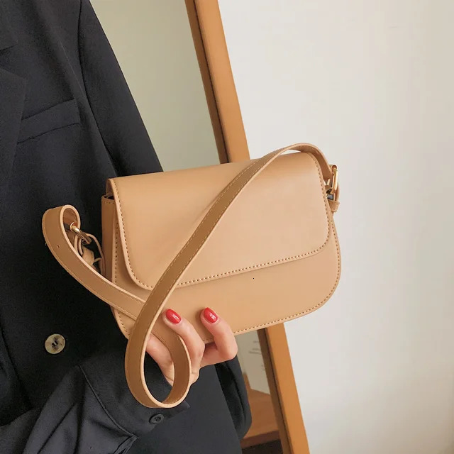 Retro Small Saddle Women New Popular All-Match Messenger Fashion Underarm Bags Square Sg Bag Cotton Fabric