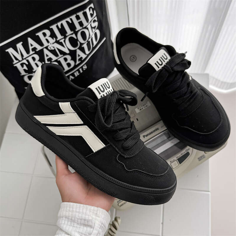 Men'S Low-Top Canvas Sneakers, Geometric Pattern, Thick Ankle Support, Retro Style, Anti-Slip Rubber Sole, Breathable Faux Upper, Lace-Up Closure