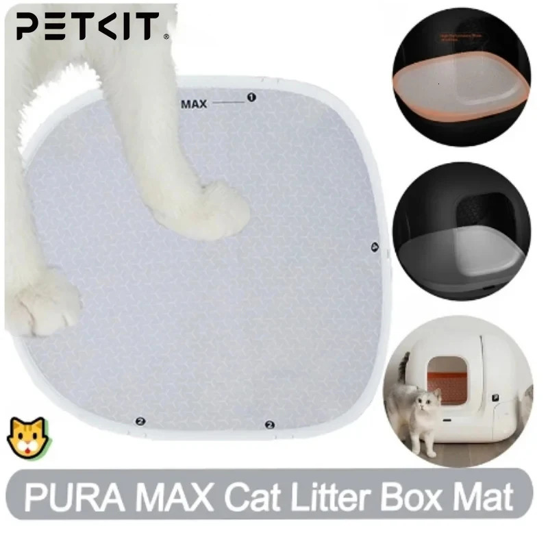 PETKIT replacement cat pads for PuraMax automatic light boxes sandboxes waterproof high flexibility pad accessories and Cat products 241126