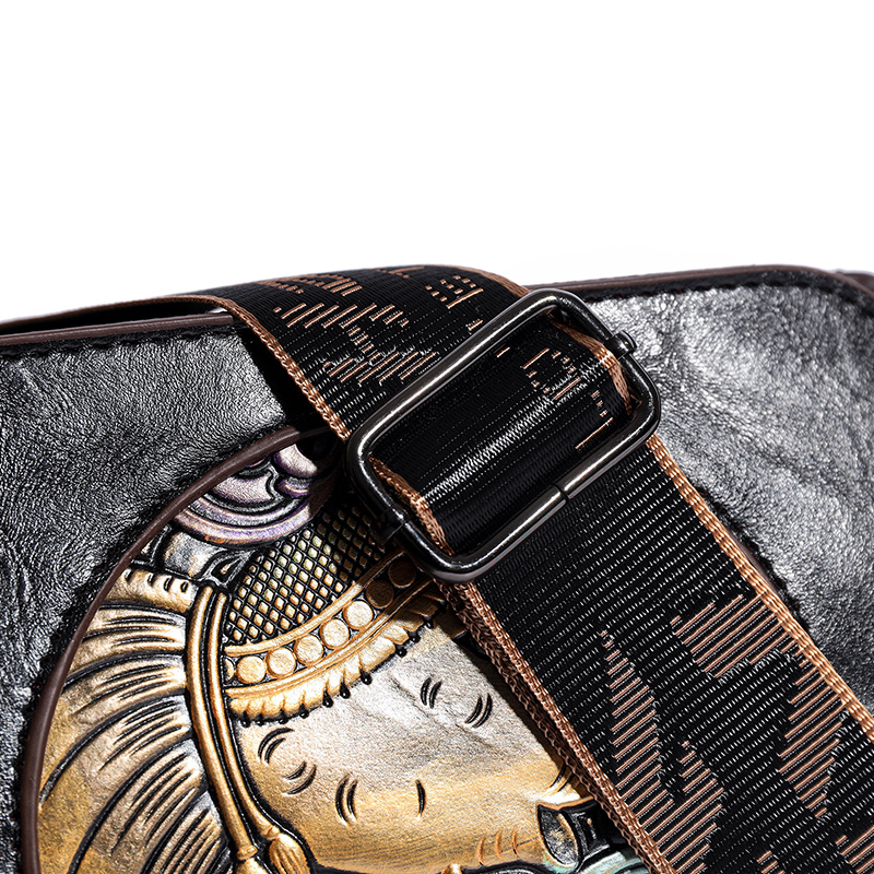 Vintage Style Cross Body Bags For Women Elephant Emed Mini Square Shoulder Messenger Bag Designer Handbags PU