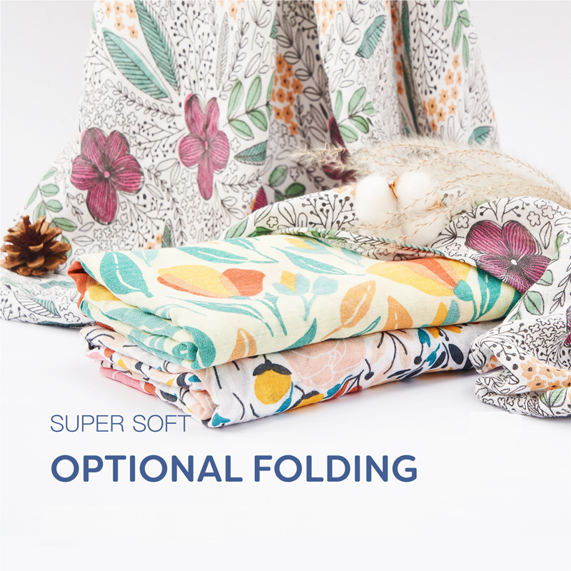 Bamboo Cotton Baby Muslin Swaddle Blanket Newborn Bath Towel Blankets Double Gauze Soft Baby Wrap Infant Quilt Feeding Burp Cloth JY1087