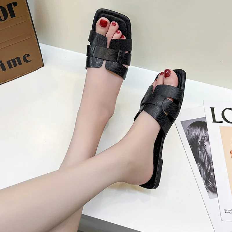 Summer Sliding Shoes for Women High Quality Sliding Sandals for Women New Fi Design for Beach Flat Shoes for WomenXJ250326