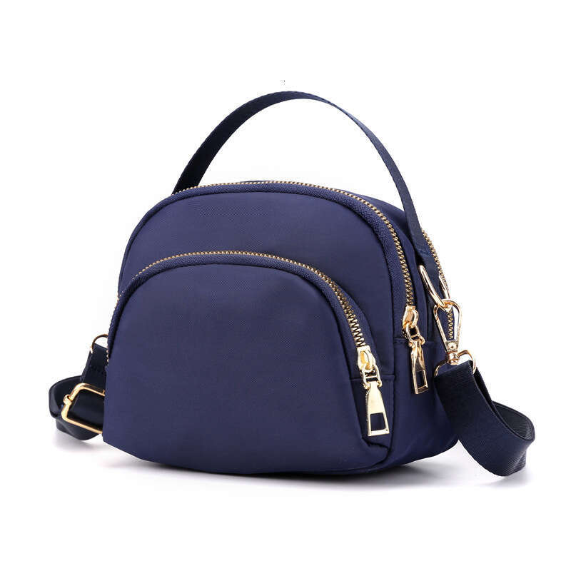 Small Square Bag, Women's Mini Handheld, Multifunctional Oxford Layered Crossbody, High-End Feel, Single Shoulder B2