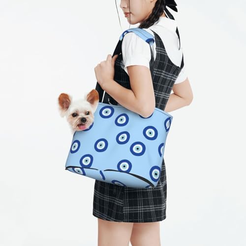 Others Dog Carrier Evil Eye Blue Slings Pet Bag for Puppy Cat Small Foldable Handbag Pets Tote Purse Picnic Travel Outdoor pattern83 H250213