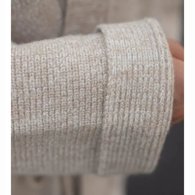 Knitted kimono cardigan wool sweater mens Japanese womens clothing retro loose casual goods sweater jacket Cityboy knitted jacket 241126