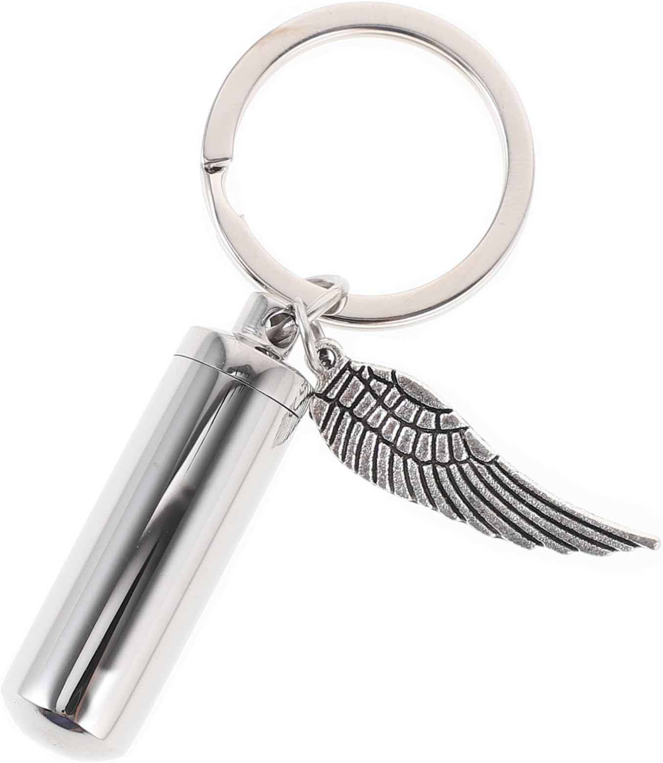 Kisangel Ashes Necklace Stainless Dog Urn Pendant Pet Urn Keychain Urn for Dog Ashes Dog Ashes Souvenir Dog Urn Key Chain Dog Urn Keychain Dog Urns fo