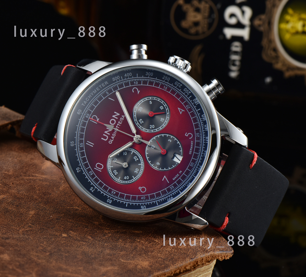 Classic Beautiful Quartz Luxury Watches for Men Automatic Date Quartz Wristwatch Chronograph Daily Waterproof Business Designer Male Hot AAA Clocks Wholesale