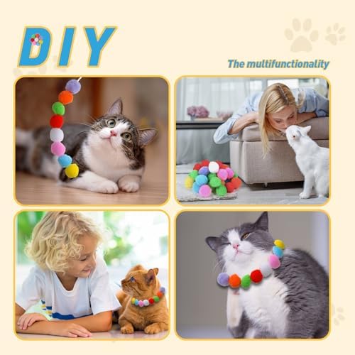 JPTECY Cat Ball Toy Launcher Gun 34pcs Cat Toys for Indoor Cats Interactive Cat Toy Kitten Toys Cat Balls Fetch Toy Cute Cat Toys Cat Ball Launcher, C