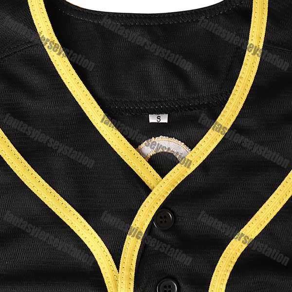 Men's Polyester Baseball Jersey Bad News Bears#12 Black Tanner Boyle Chico'S Bail Bonds Embroidered V-Neck Breathable Button-Up Shirt for Sp