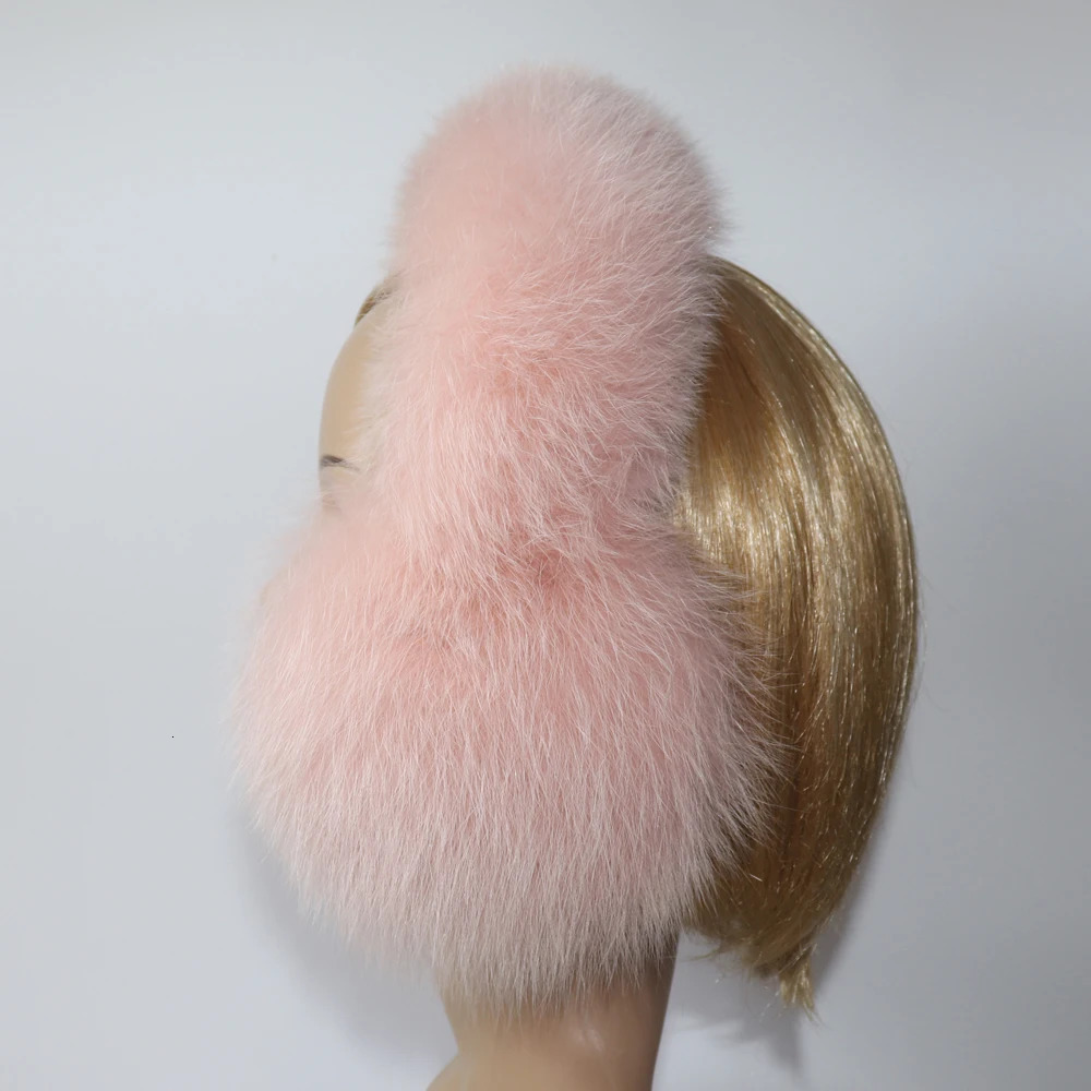 genuine fox fur earmuffs suitable for winter women warm natural raccoon fur earmuffs girls earmuffs warm genuine leather earmuffs plush earmuffs 24112