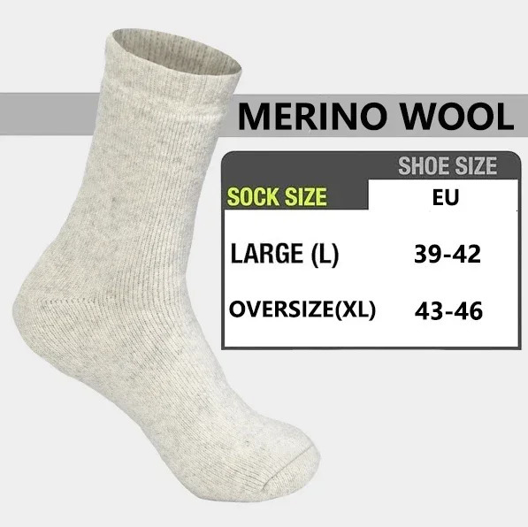 3 Pairs Men Women Wool Socks Couples Solid Winter Snow Chrismas Gift Thermal Cashmere Marino Thickened Fleece Terry Loop socks 241112