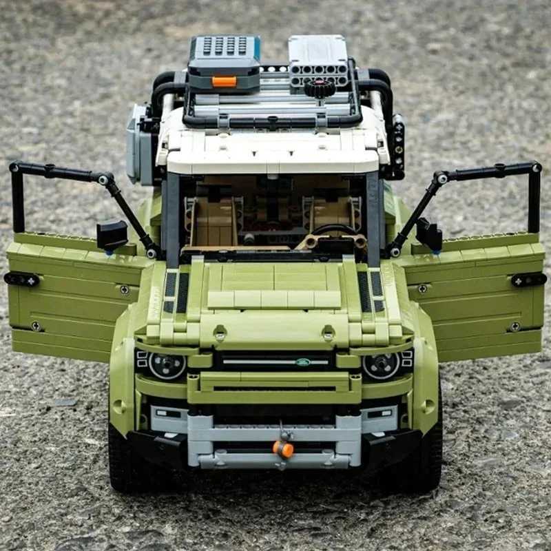 Blocks Technical Rover Defender Collectors Building Blocks Set Classic Off Road Car 42110 ModelIdeas Gifts for Dirt Bike EnthusiastsY2411273TQ7