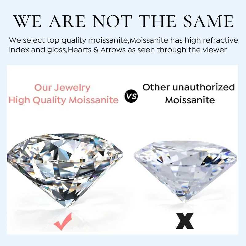 J 0.5-1CT Snowflake Certified Moissanite Diamond Pendant Wedding Necklace For Women Real 925 Sterling Silver Hot Sale JewelryXJ250114