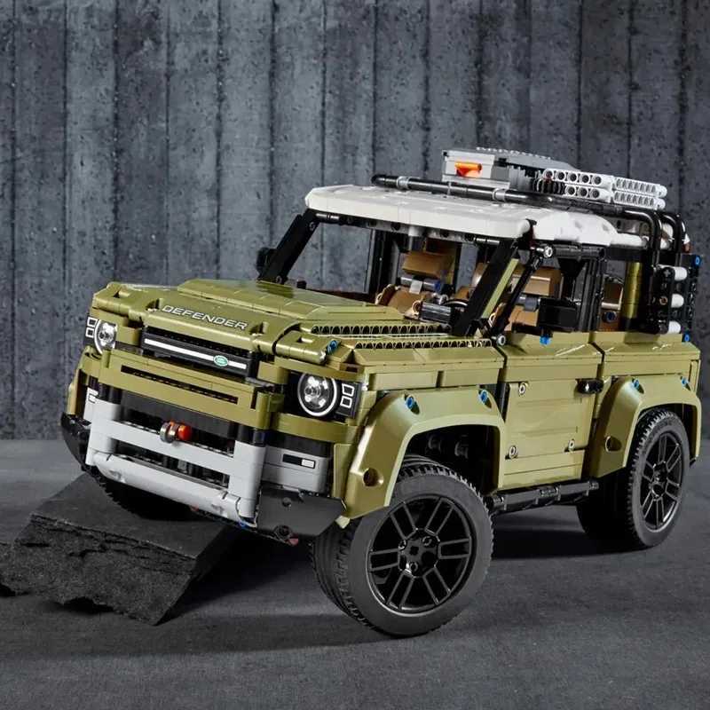 Blocks Technical Rover Defender Collectors Building Blocks Set Classic Off Road Car 42110 ModelIdeas Gifts for Dirt Bike EnthusiastsY2411273TQ7