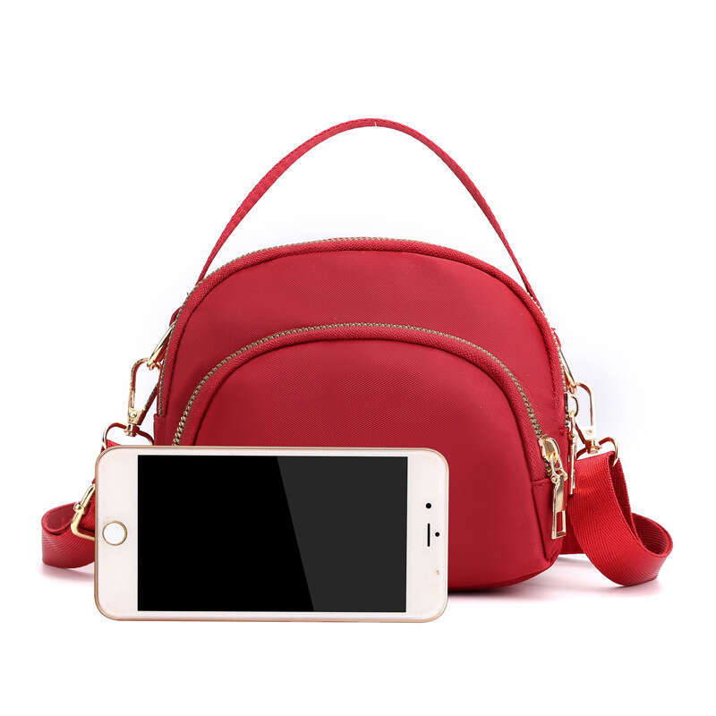 Small Square Bag, Women's Mini Handheld, Multifunctional Oxford Layered Crossbody, High-End Feel, Single Shoulder B2