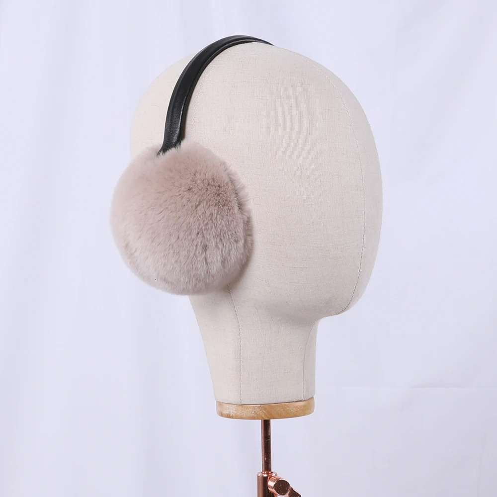 Rex Rabbit fur ceiling earmuffs warm winter earmuffs cold earmuffs warm folding earmuffs 241127
