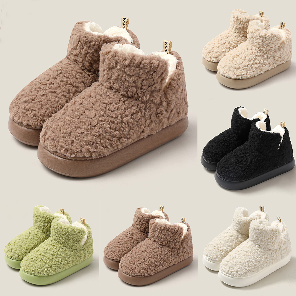 Free shipping winter boots for men brown cream black white green platform womens snow boot outdoor designer booties comfort slip-on fur slipper women 