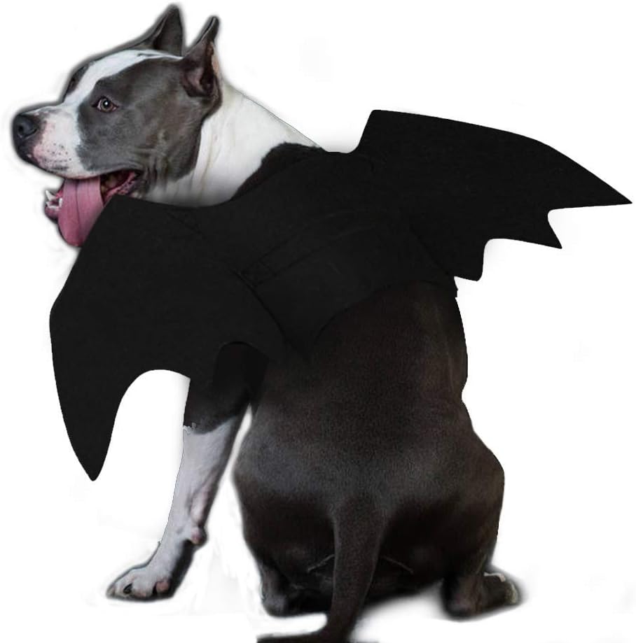 Wings, Pet Costume Small Medium Dogs, Cosplay Bat Wings for Cat Dog Halloween Party Decoration