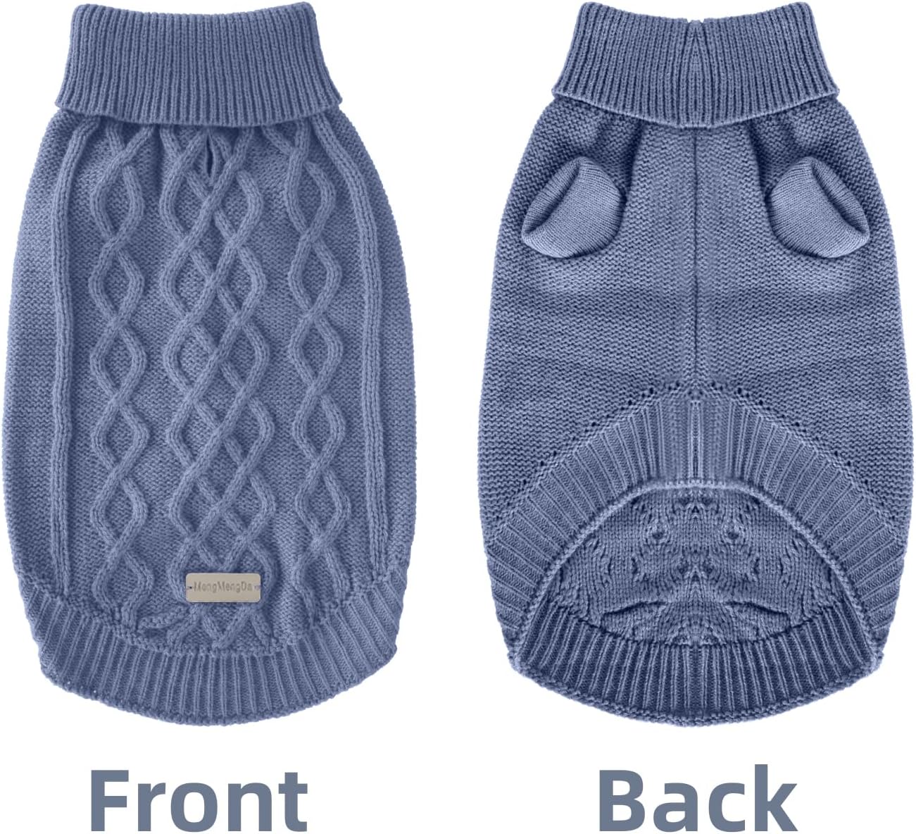 MengMengDa Warm Winter Sweater Pet Clothes Knitwear for to Medium Breeds Dog Outfits (Green S)u2026
