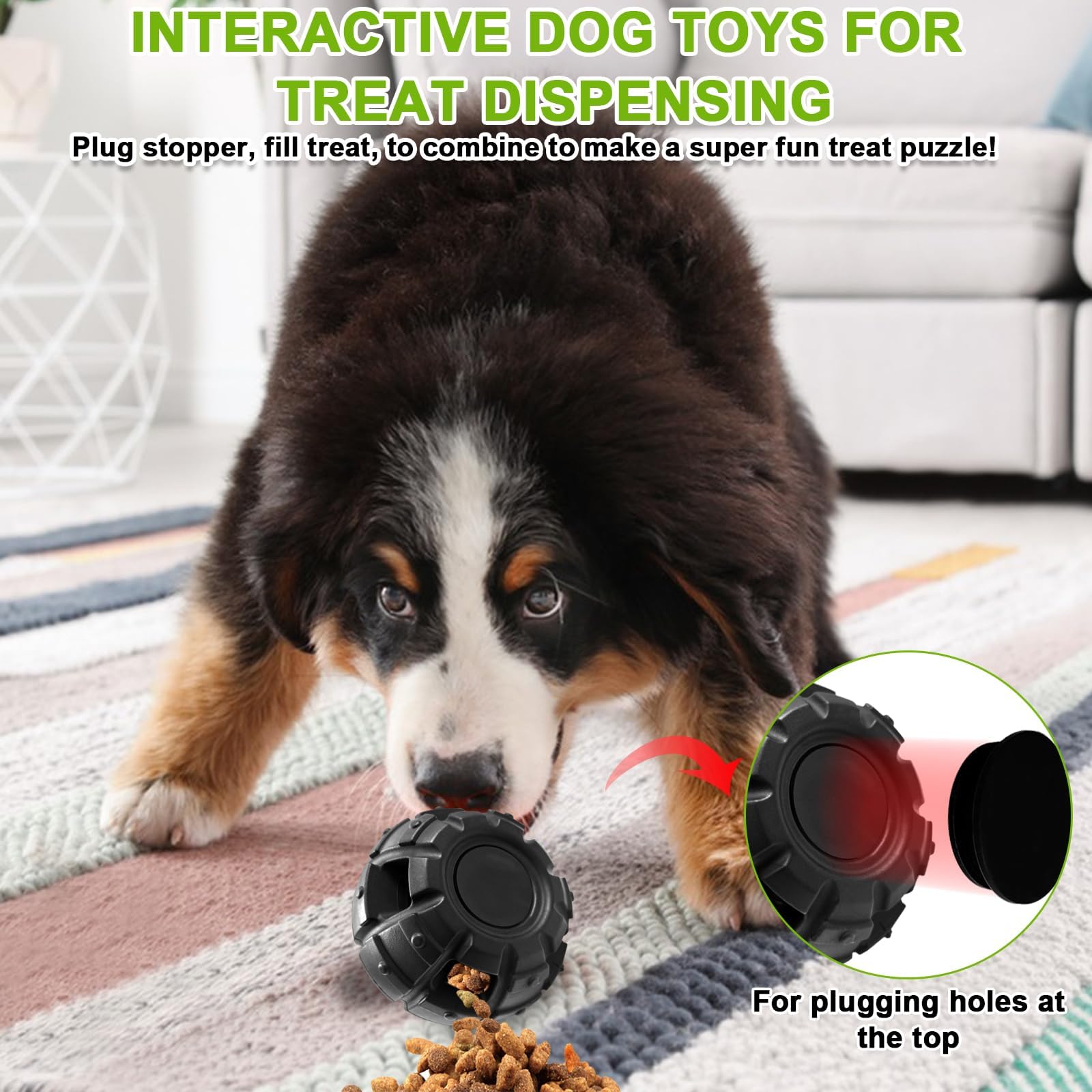 Yipetor Dog Toys, Power Chewer, Filled and Frozen Dog Food, Long-Lasting Dog Toys to Keep Dogs Distracted Busy