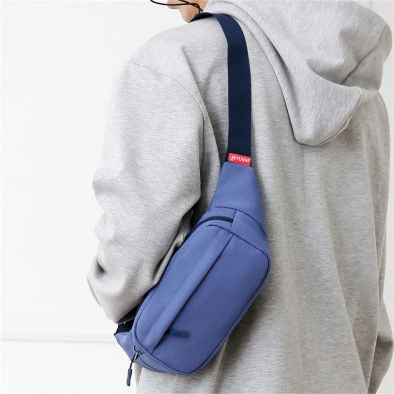 Men Waist Bag Pack Purse Casual Large Phone Belt Pouch Womens Canvas Travel Fanny Banana Hip 3 Pockets 241115
