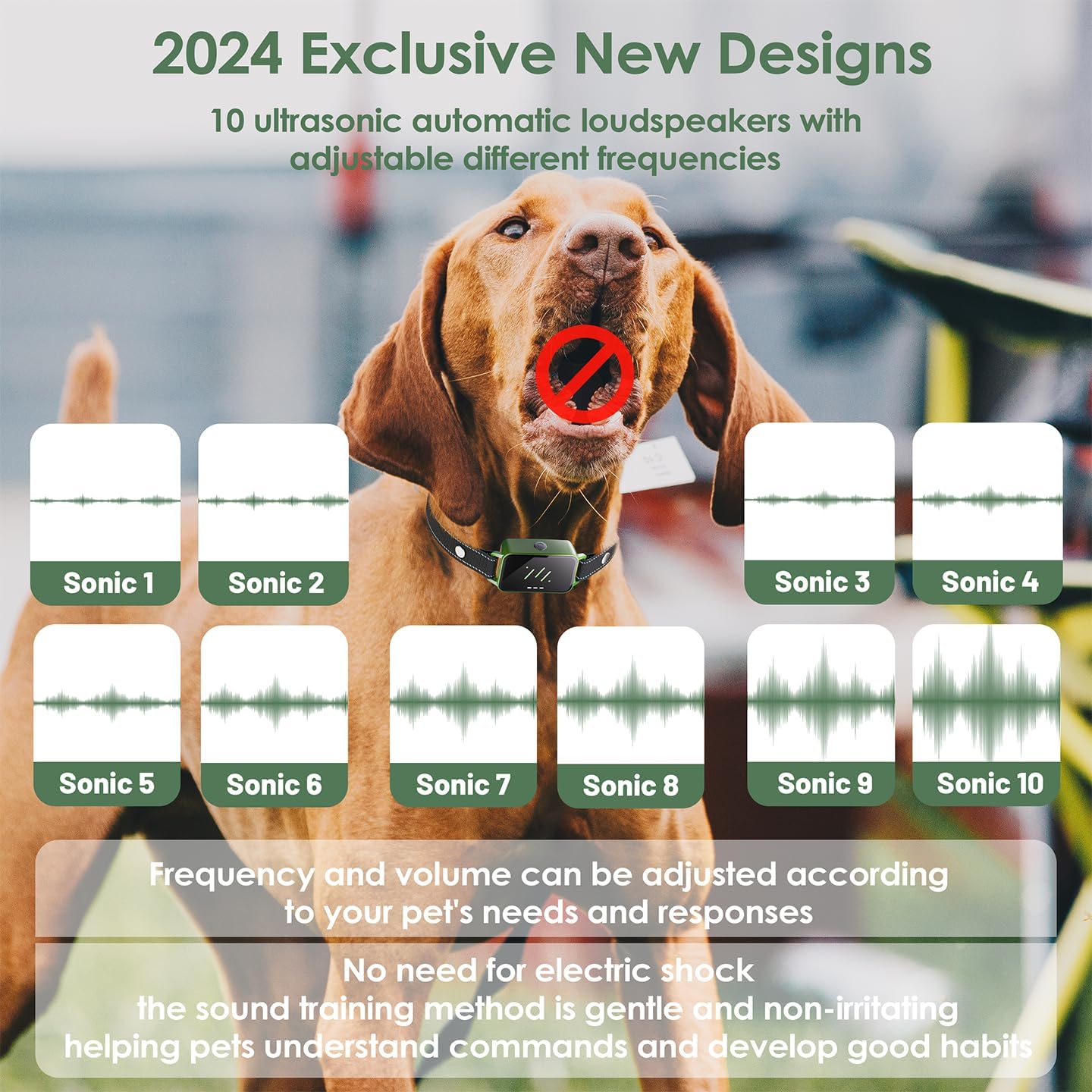 Timrwor Collar-4500FT Rechargeable Waterproof IP67 Electronic Collar, Adjustable for Dogs 8-20LBS, 3 Training Modes Beep Dog Shock Collar with Remote 