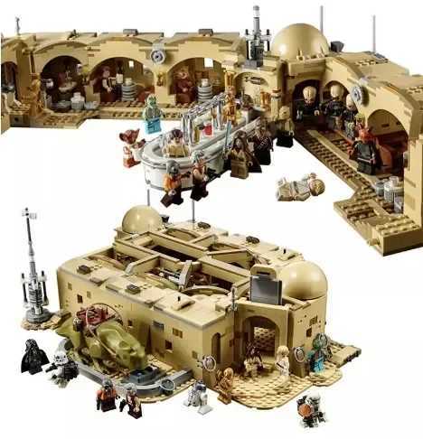 Blocks IN STOCK 3187pcs Mos Eisley Cantinai Building Model Fit 75290 Construction Set for Boys birthday GiftY241127PUBF