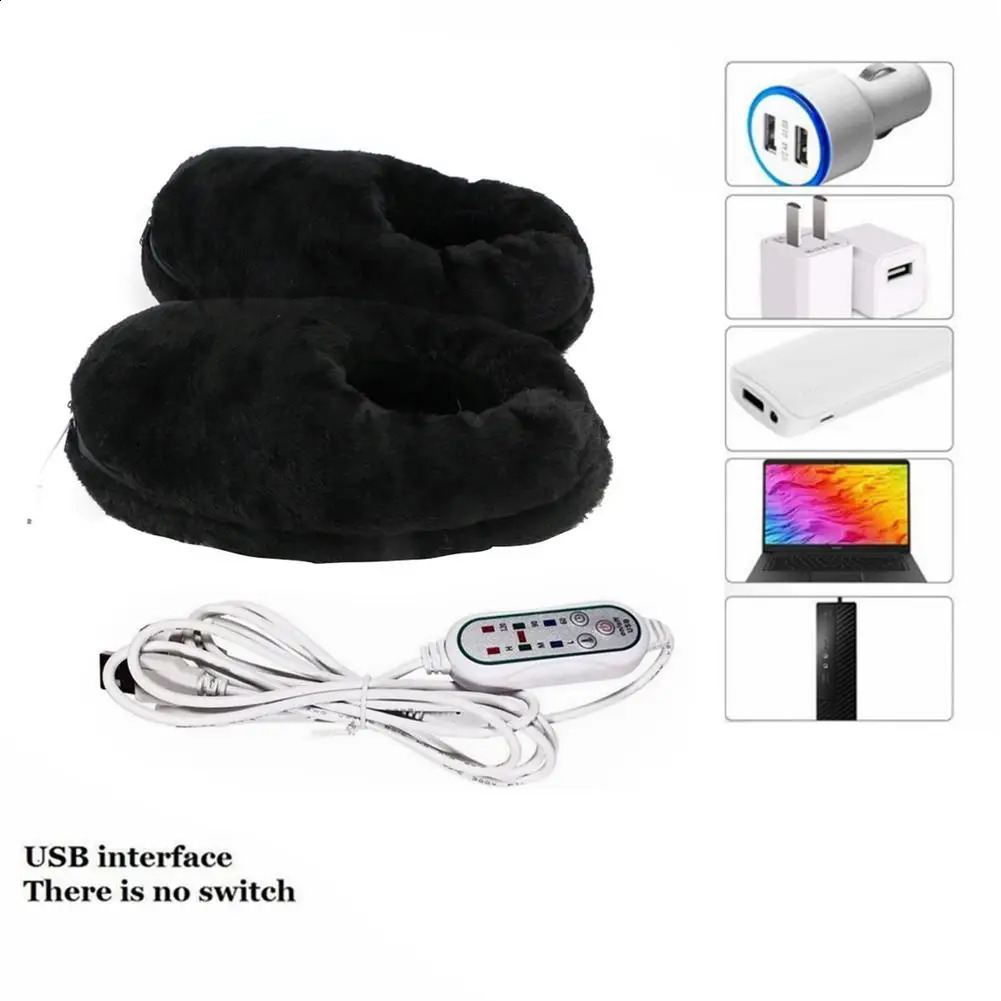 USB foot warmer reliable soft portable winter electric cold shoe warmer home pad heated foot warmer241127bj