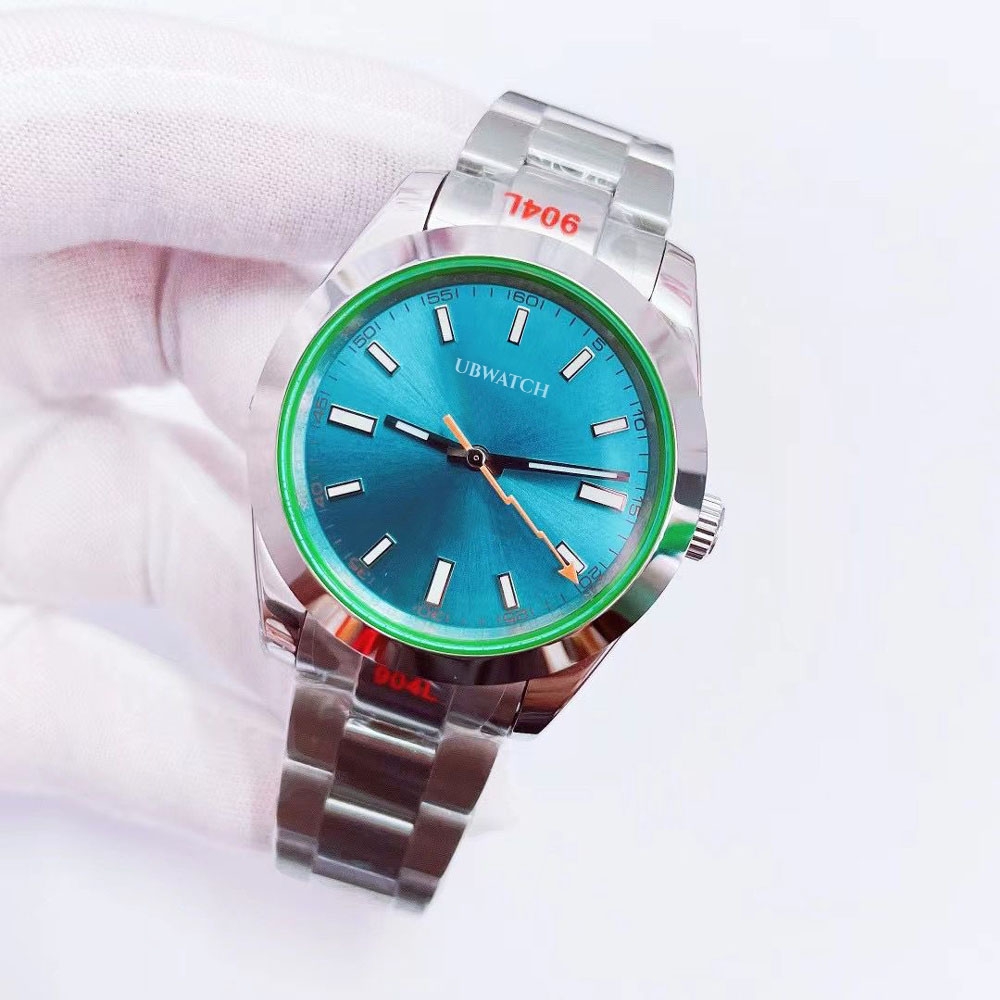 ST9 New Limited Automatic Watch Stainless Steel Movement 39MM Mens Watch Watches 904L Blue Dial Wristwatches