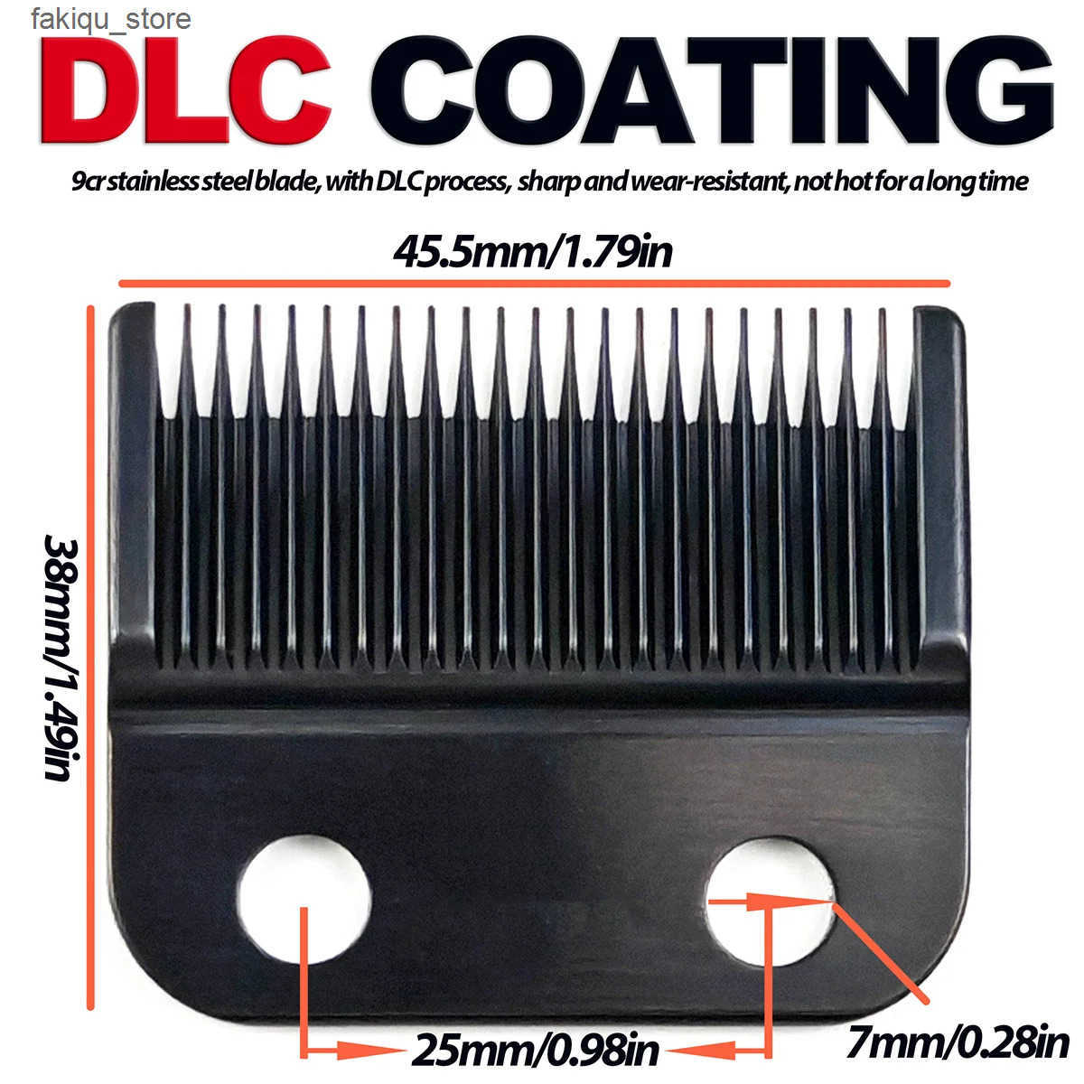 Razors Blades Cold Moon Blade Turbo3.0 Component DLC Coating High Temperature Resistant Innovative Tooth Design L240910