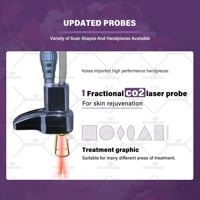 Laser CO2 Aesthetics Pigment Removal Device for Acne Scars removal Machine