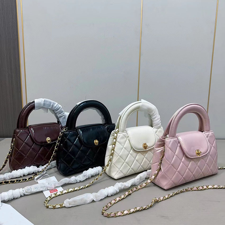 Designer Shoulder Mirror Quality designers bag Mini tote Bags Genuine Leather Quilted Handbag Womens Chain Crossbody Bag