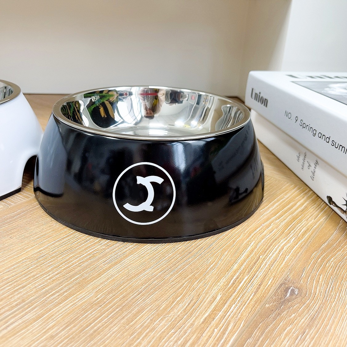 Designer Dog Supplies With Dia Stainless Steel Feeders Cat Dogs Food Water Feed Bowl Pet Fashion Free shipping