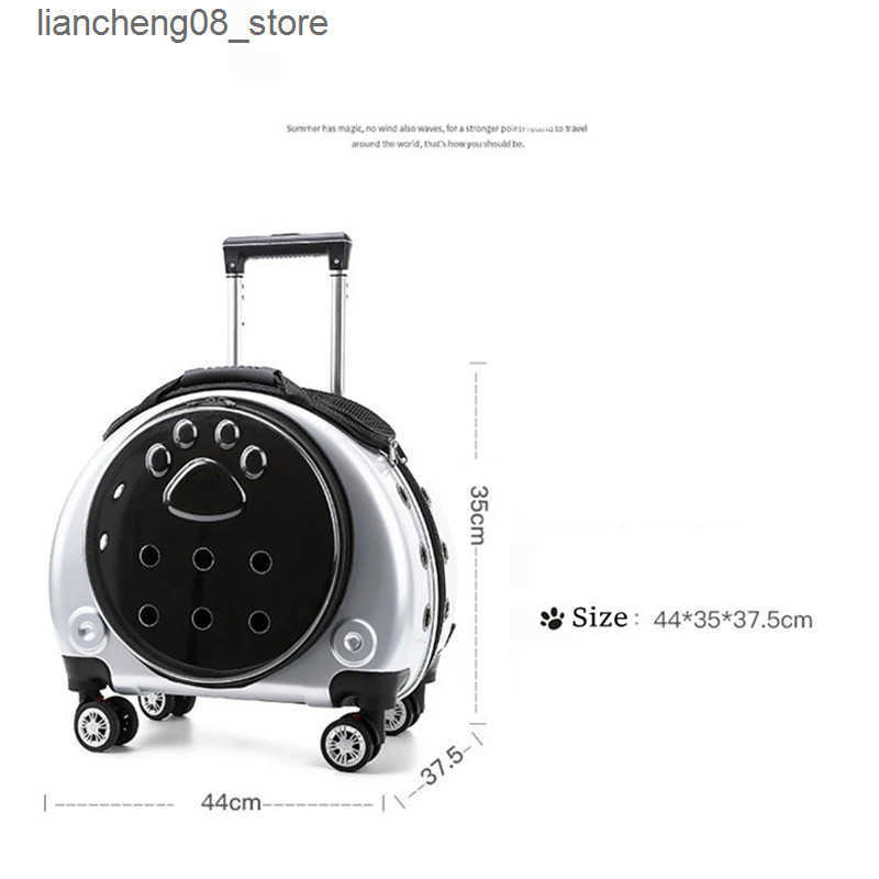Cat Backpacks Carriers Pet stroller travel bag pet transport bag breathable pet backpack pet travel bag pet travel bag L240910