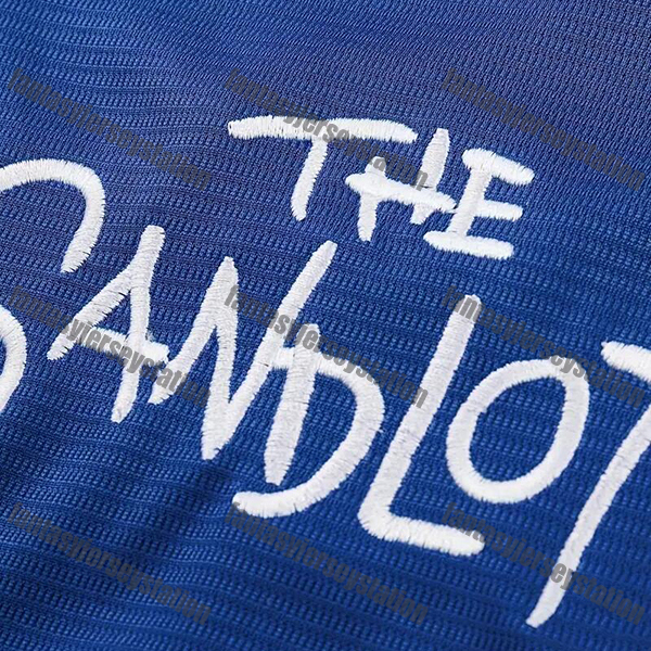 IN STOCK The Sandlot Baseball Jersey 5 Blue SQUINTS Embroidered Baseball Sports Tops Baseball Shirt 90s Hip Hop Fashion Clothing for Sports Festive Oc