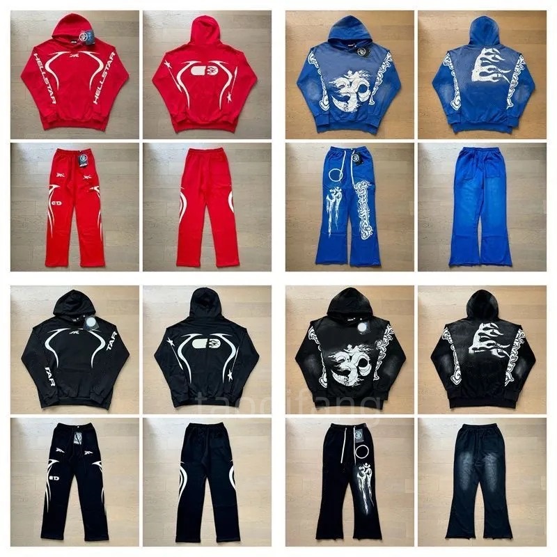 Mens Tracksuits High Street Oversize Sweatshirts Jogger Pants Men Designer SweatSuits Hoodies Jackets Fashion Sportswear Jogging Suits m-2xl