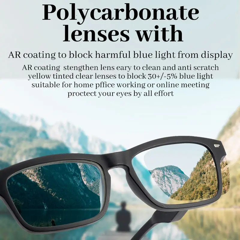 Bluetooth 5.0 smart glasses music voice sunglasses compatible with iOS and Android support prescription lens customization 241126