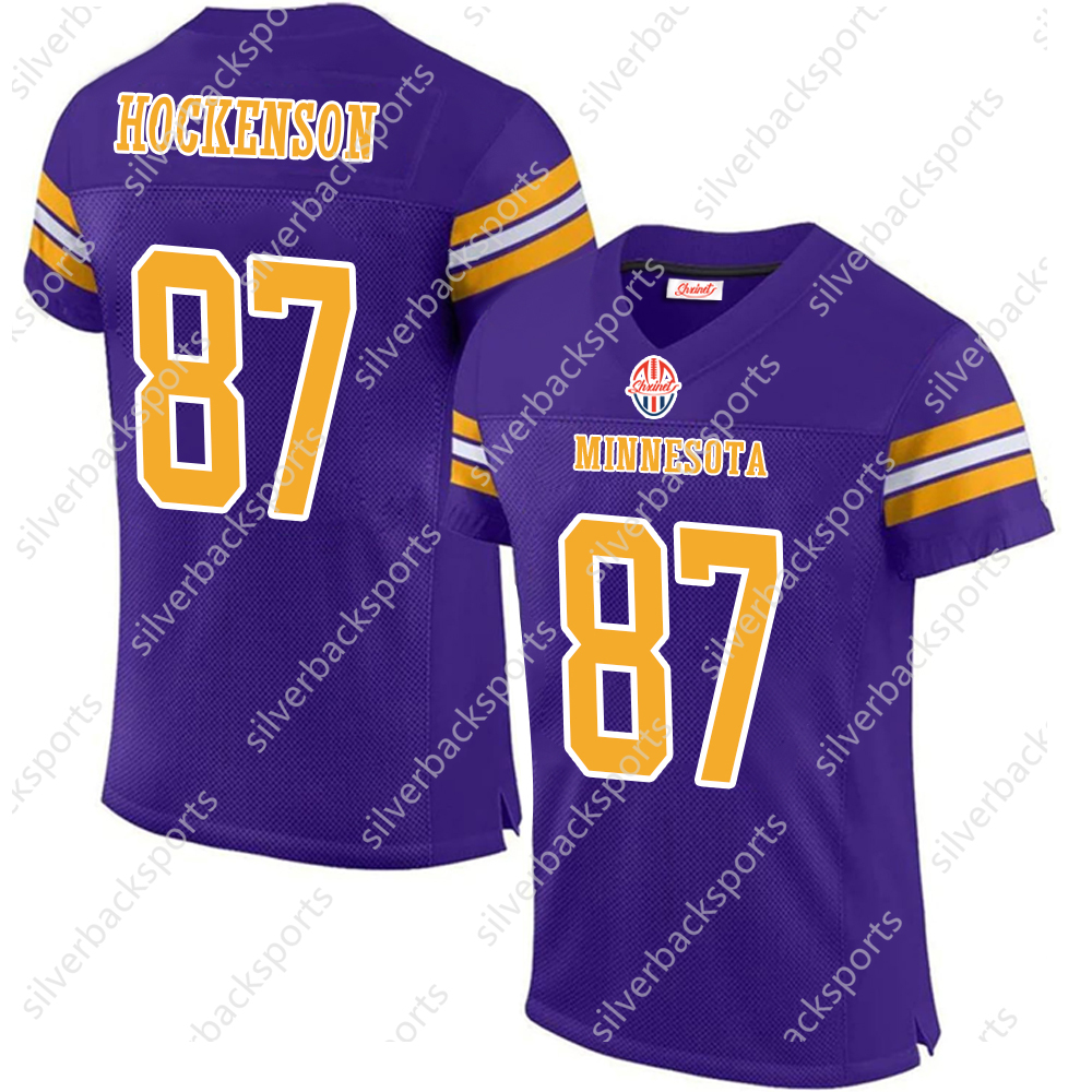 18 Justin Jefferson 9 J.J. McCathy Mens Youths Football ed Jerseys 22 71 Christian 97 Harrison 24 Camryn Womens Custom jersey
