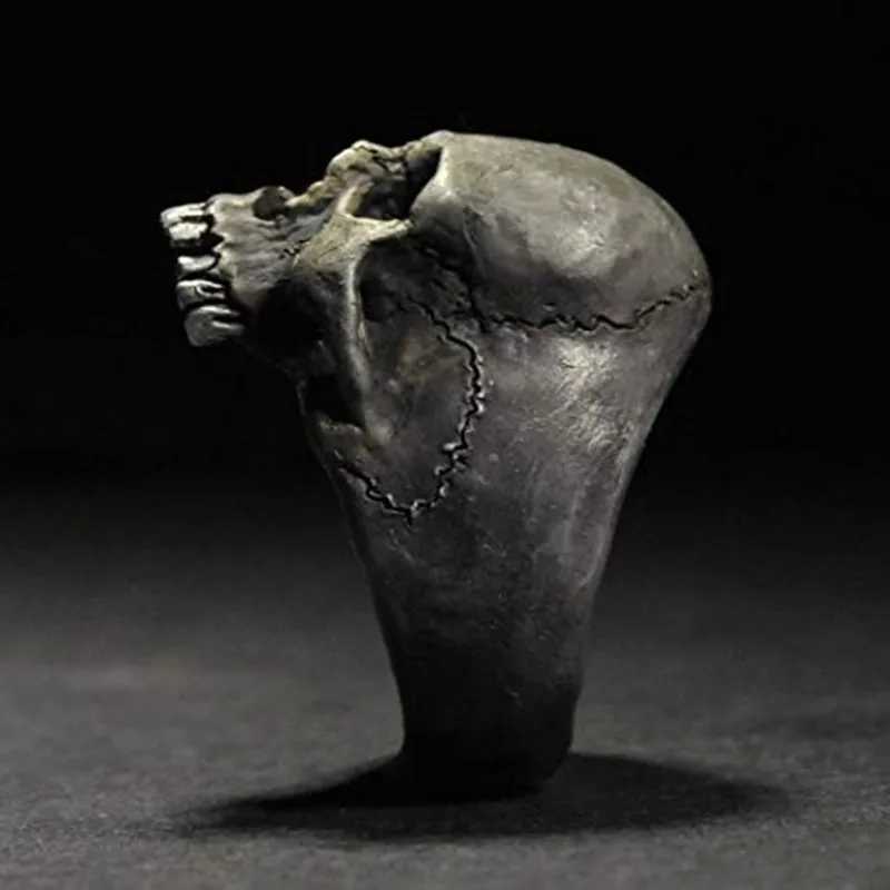 Punk Stainl Steel Skull Ring for Mens Gothic Punk Horror Skull Ring Mens Motorcycle Rock Biker Jewelry Gift WholesaleXJ241127