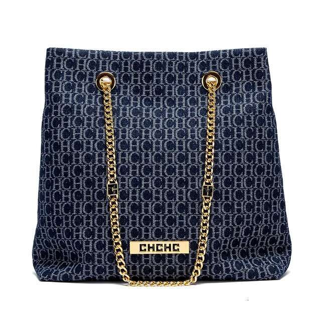 Chain Strap Design Letter Printed Shoulder Bag Vintage Hundred Classic Style Women's Handbag
