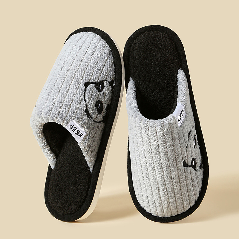 Designer Slippers For Men Women Slip-on Fur Slides Flat Winter Warm Shoes Indoor Casual Cotton Slipper Flip Flops Size 36-45