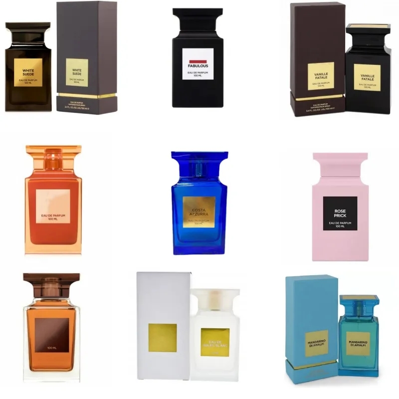 Perfumes Luxury Designer perfume 100ml tobacco-vanille 3.3 fl.oz good smell long time leaving unisex body spray high quality f