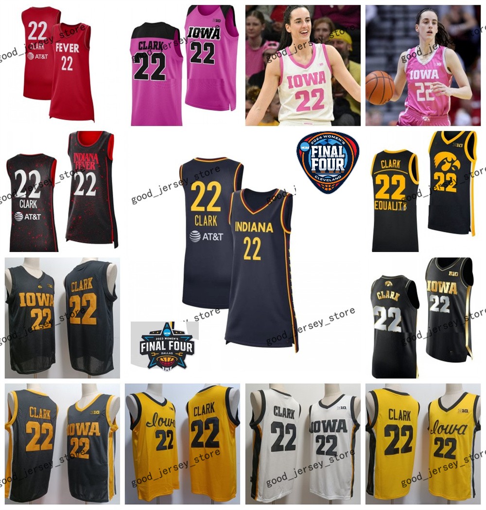Iowa Hawkeyes Basketball Jersey NCAA Caitlin Clark 22 Sydney Affolter Molly Davis Hannah Stuelke S-3XL Full Stitched Youth Women's Indiana Fever Jerseys